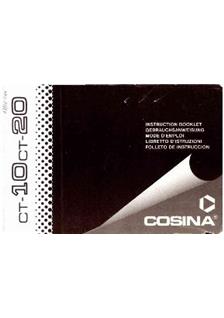 Cosina CT 20 manual. Camera Instructions.